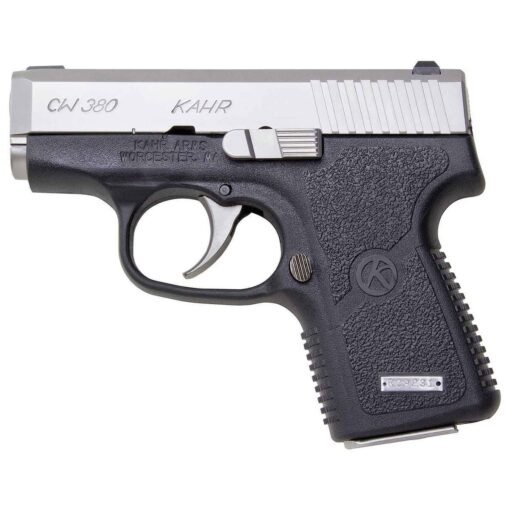 kahr cw380 380 auto acp 258in stainless pistol 61 rounds 1313270 1