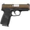 kahr cw9 9mm luger 36in burnt bronze pistol 7 rounds california compliant 1473003 1